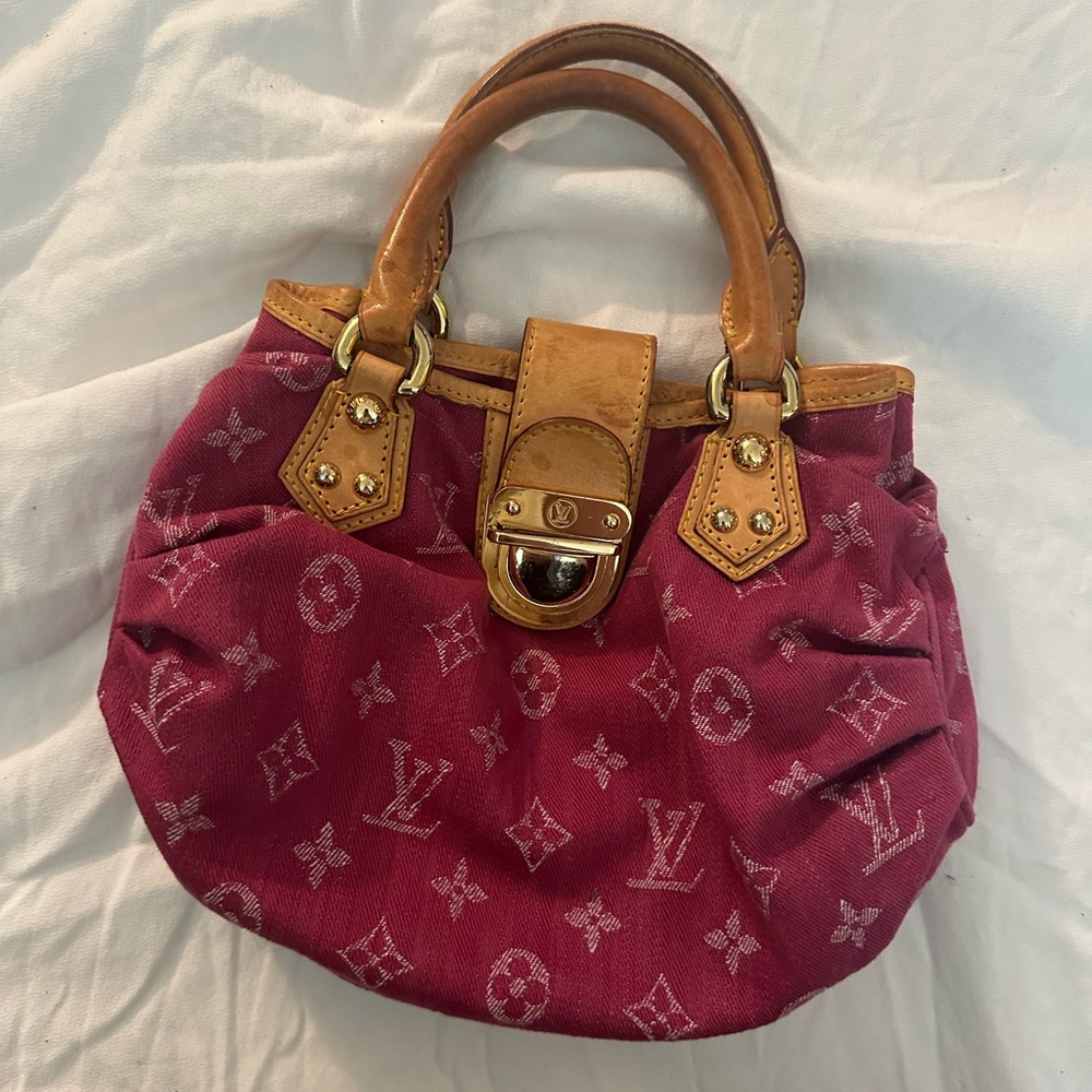 Louis Vuitton denim monogram mini
